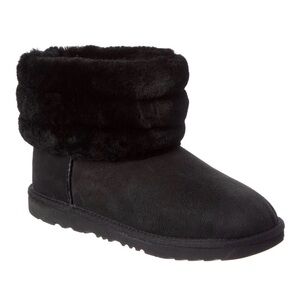 UGG Fluff Mini Quilted Black